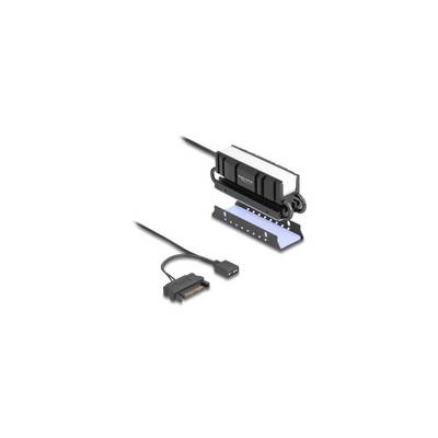 Delock M.2 Heat sink for SSD 2280 with RGB LED illumination-0
