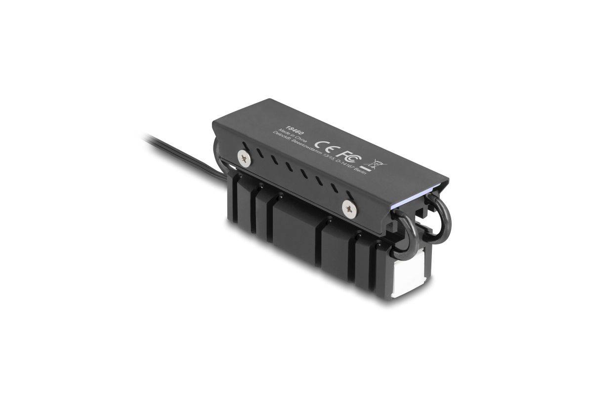 Delock M.2 Heat sink for SSD 2280 with RGB LED illumination-2