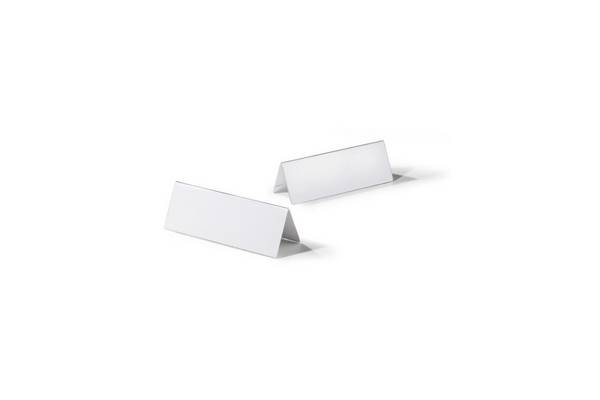 Duurzaam tafelnaamplaatje 105/210x297mm transparant, verpakking van 10 stuks
