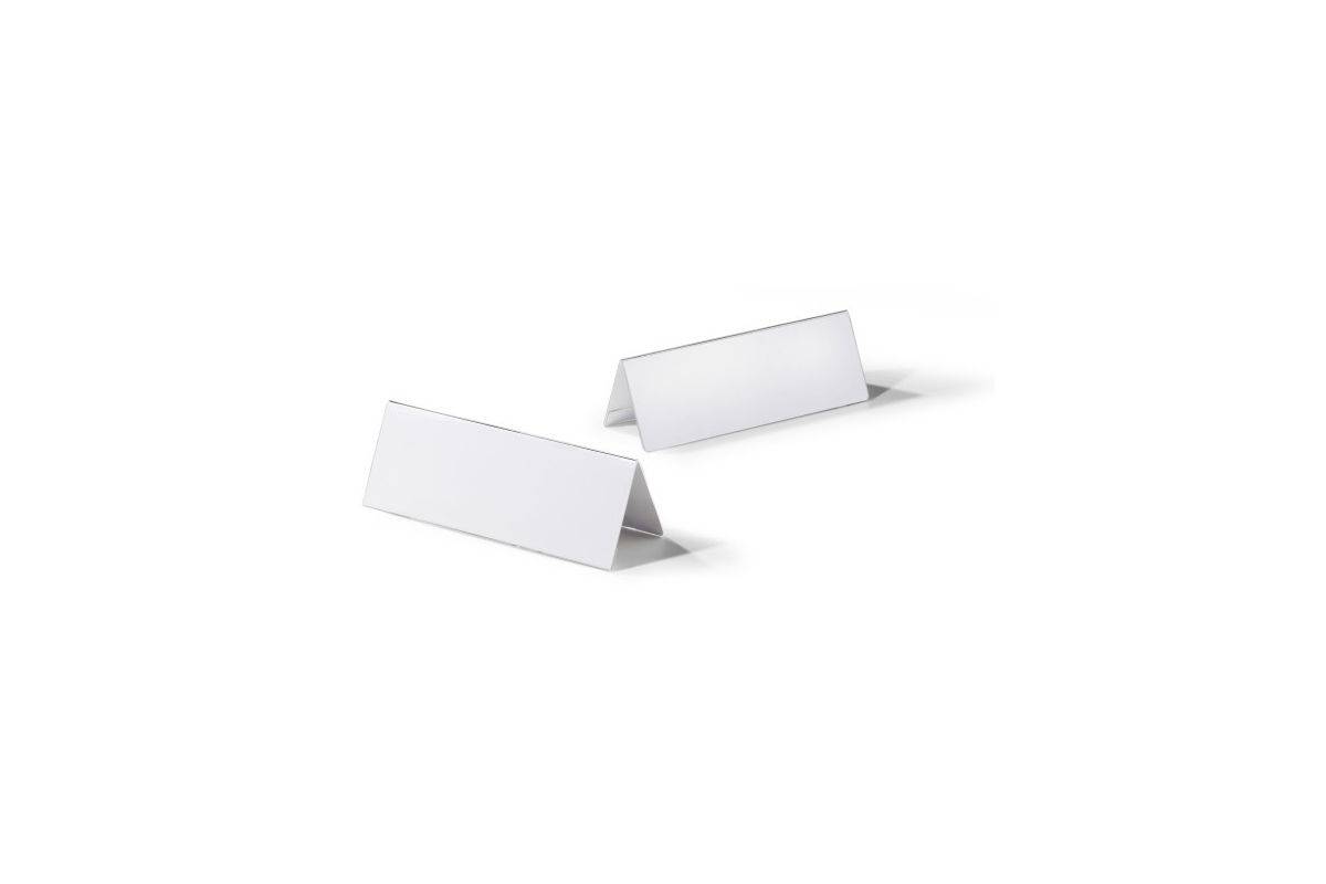 Duurzaam tafelnaamplaatje 105/210x297mm transparant, verpakking van 10 stuks-0