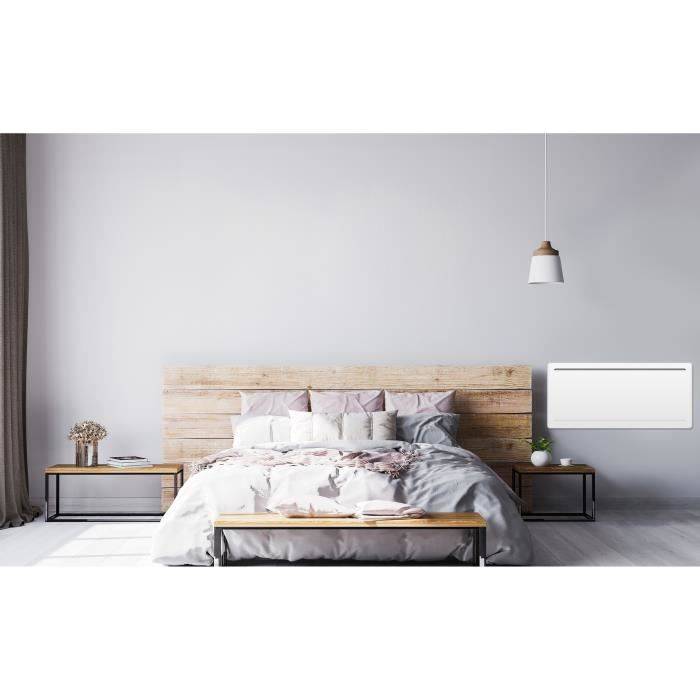 OCEANIC Rubis 2000W Keramische Droge Inertie Radiator - Gebogen Ontwerp - Wit - NF-0