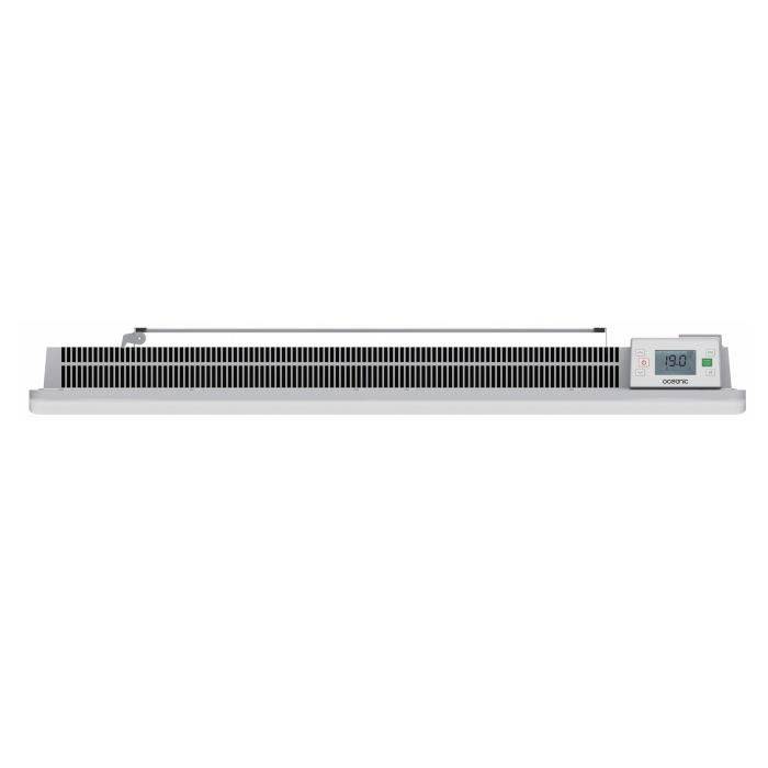 OCEANIC Rubis 2000W Keramische Droge Inertie Radiator - Gebogen Ontwerp - Wit - NF-3