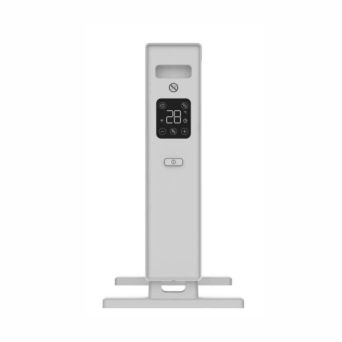 OCEANIC Mobiele Elektrische Convectorkachel - 2000W - 2 Vermogensinstellingen - Matte Wit-3
