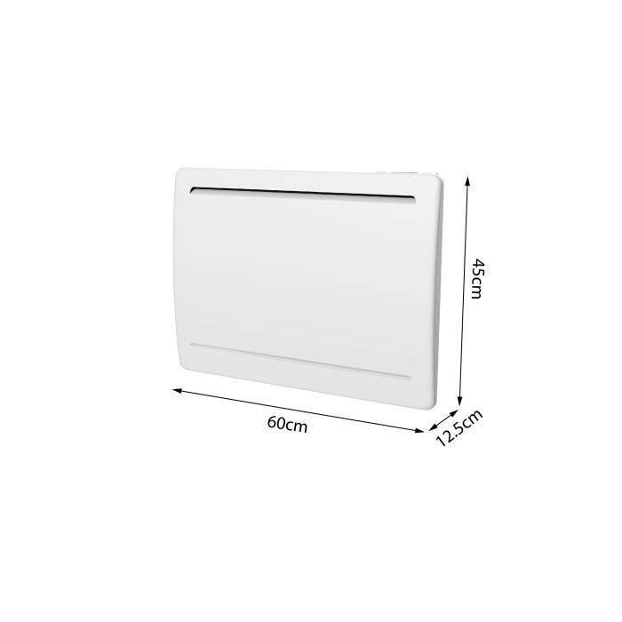 OCEANIC Rubis 1000W Keramische Droge Inertie Radiator - Gebogen Ontwerp - Wit - NF-3