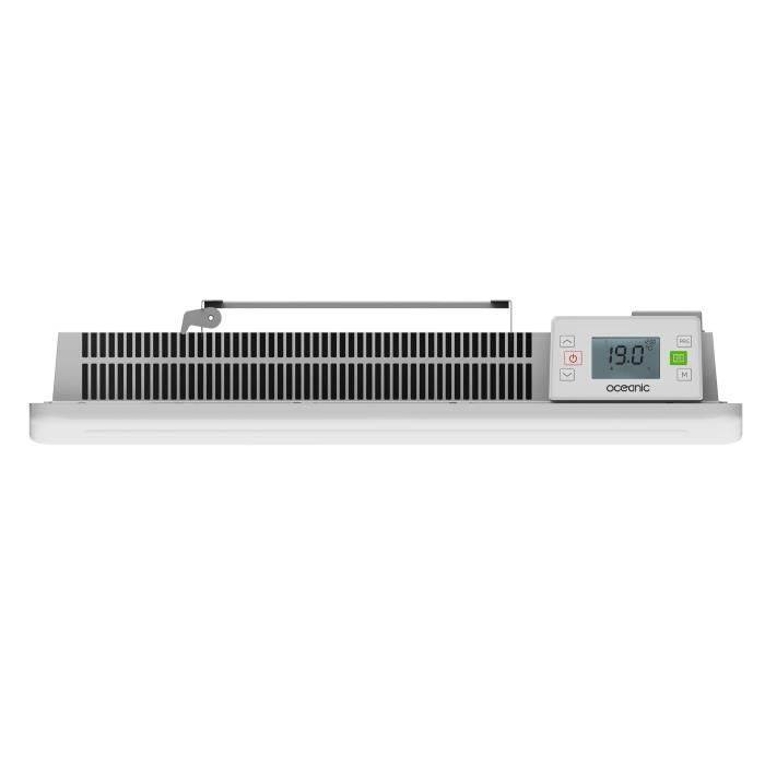 OCEANIC Rubis 1000W Keramische Droge Inertie Radiator - Gebogen Ontwerp - Wit - NF-4