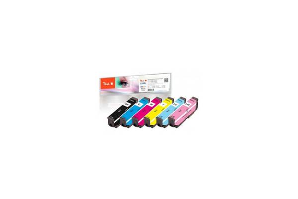 Peach PI200-293 inktcartridge 6 stuk(s) Compatibel met Zwart, Cyaan, Lichtyaan, Lichtmagenta, Magenta, Geel