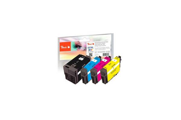 Perzikkleurige cartridge Epson nr. 27XL T2715 MultiPack zwart, c, m, y gereviseerd