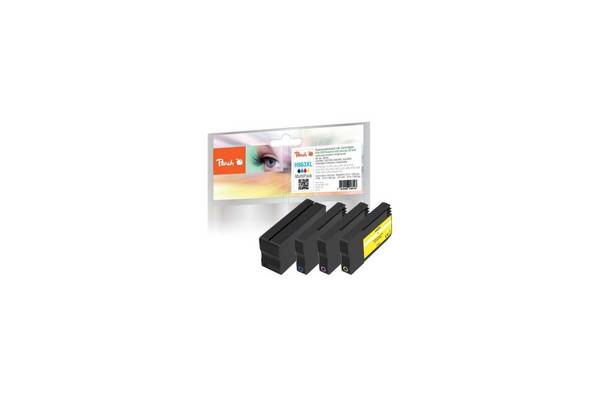 Peach PI300-1031 inktcartridge 4 stuk(s) Compatibel Hoog (XL) rendement Zwart, Cyaan, Roze, Geel