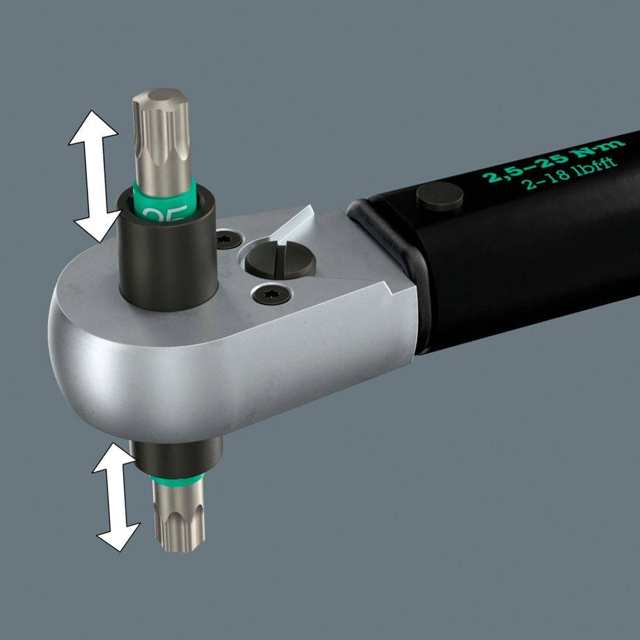 WERA WERA.05075694001 Sleutel: dynamometrische; 299mm; 2,5÷25Nm; Houder: zeshoekig; 1/4" - 1 stuk-2