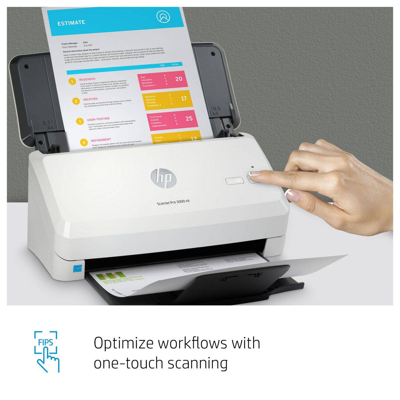 Symboolafbeelding voor HP ScanJet Pro 3000 s4 Sheet-feed Scanner