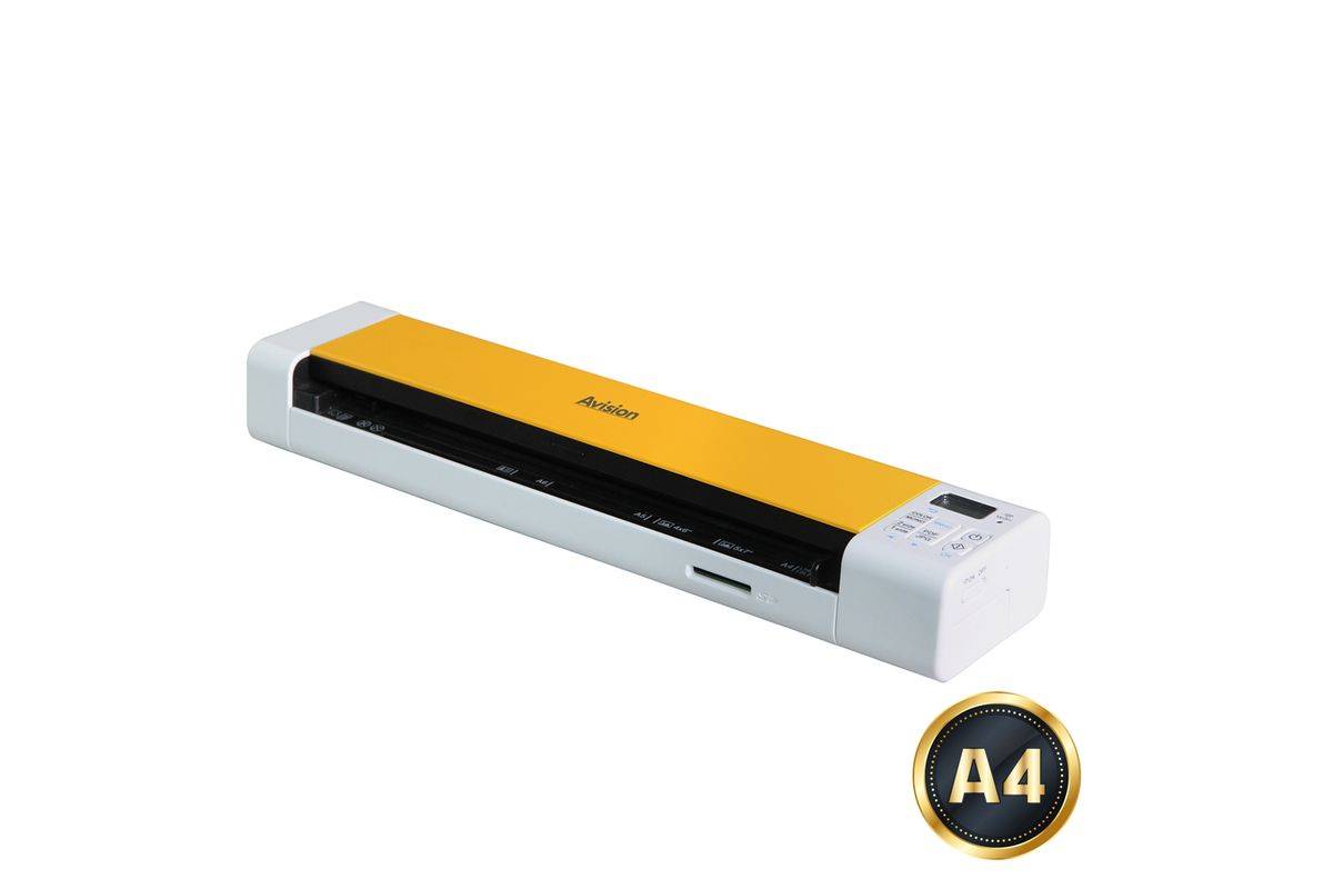 Avision MetaMobile 20 ADF-scanner 600 x 600 DPI A4 Wit, Geel-0