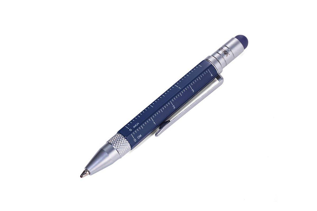 TROIKA Multitasking Balpen LILIPUT TOOL PEN blauw-0