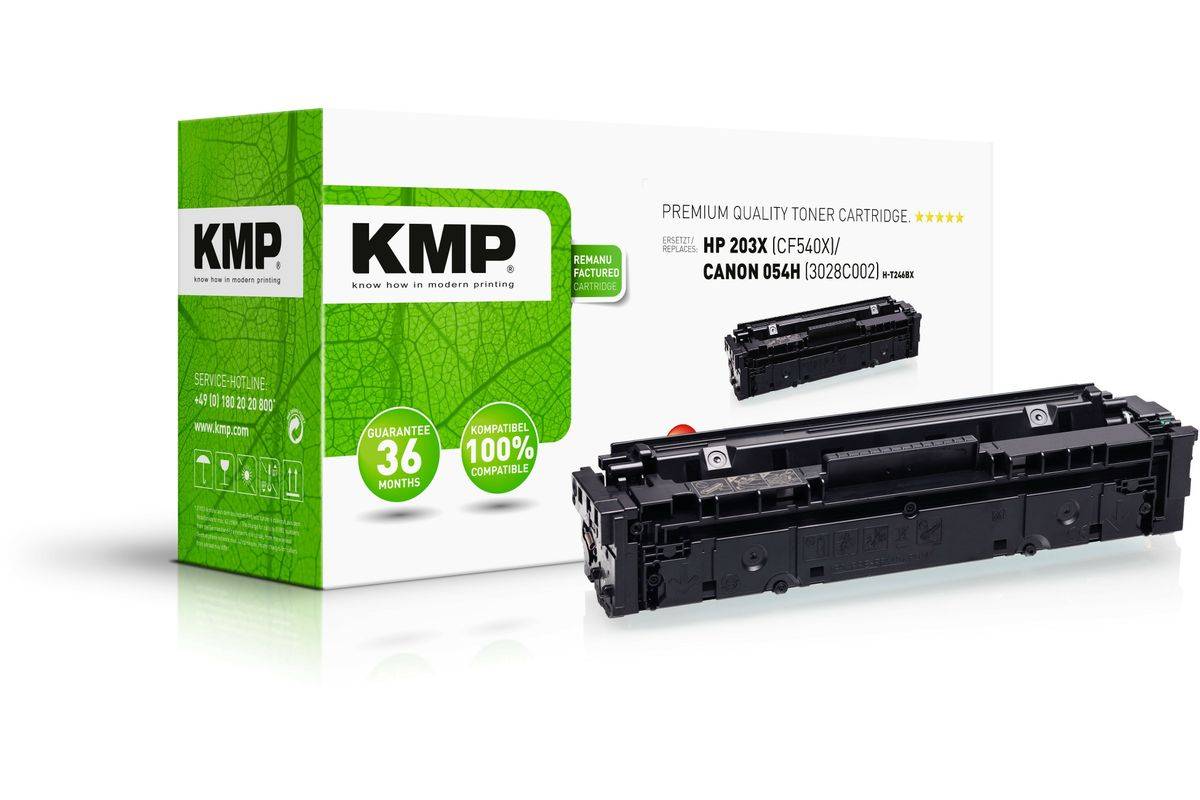 KMP Toner HP CF540X zwart 3200 S. H-T246BX gereviseerd-0