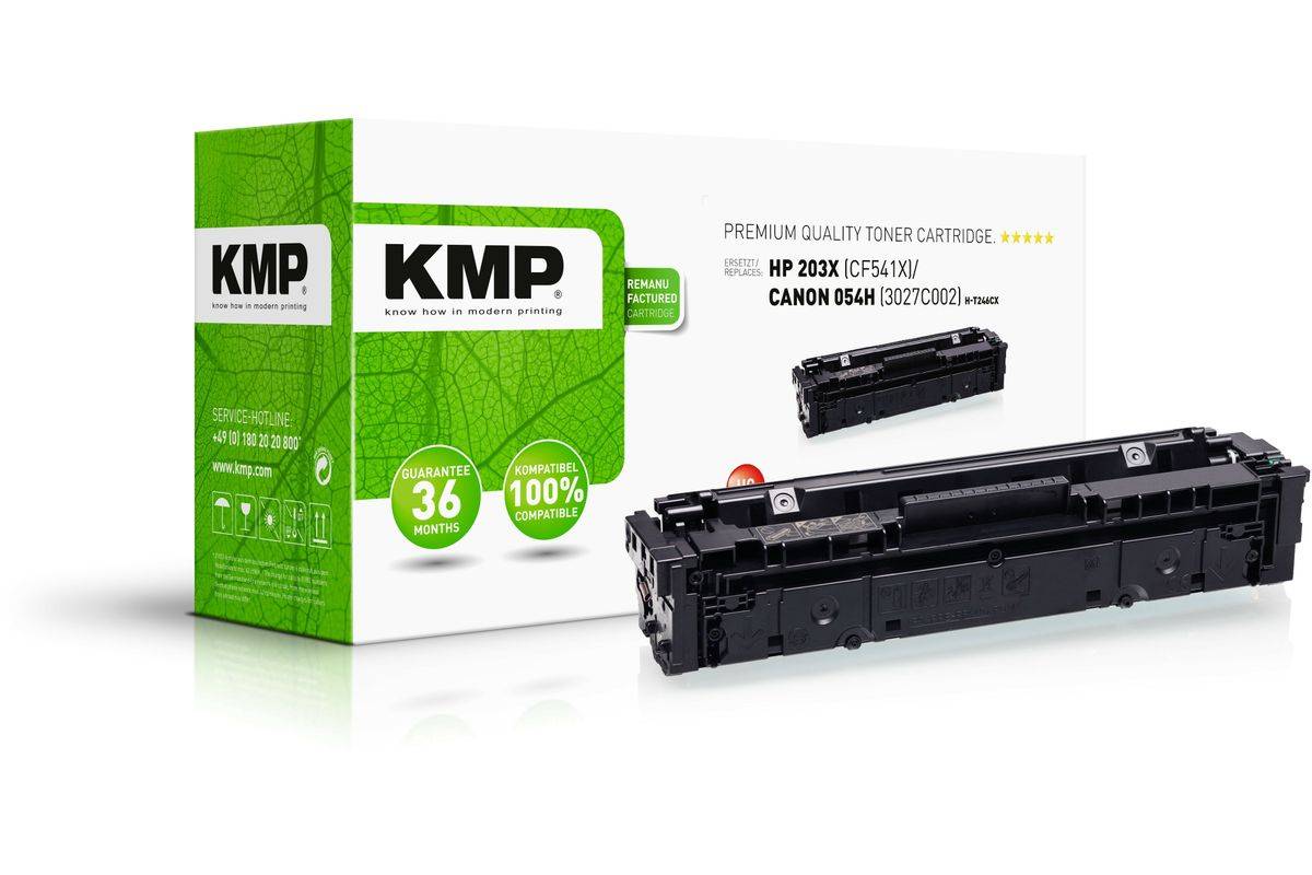 KMP H-T246CX tonercartridge 1 stuk(s) Compatibel met cyaan-0