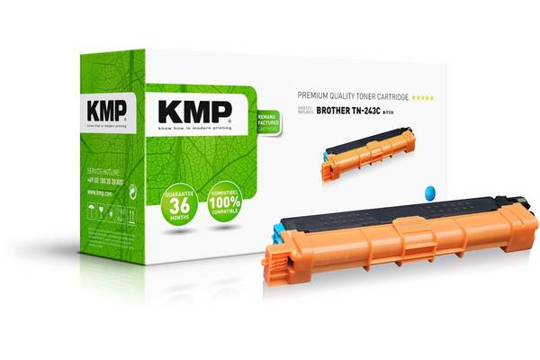 KMP 1268,0003 tonercartridge 1 stuk(s) Compatibel met cyaan
