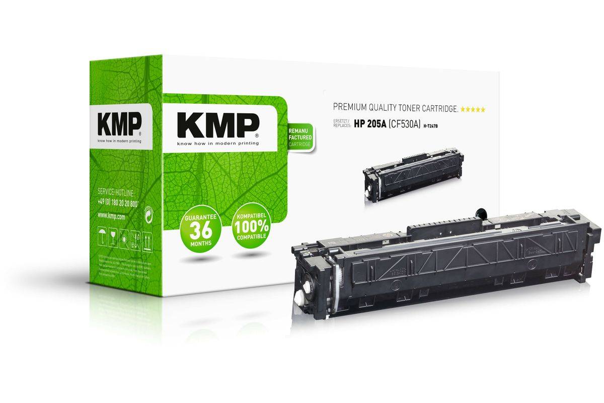 KMP Toner HP CF530A zwart 1.100 p. H-T247B gereviseerd extern retail-0