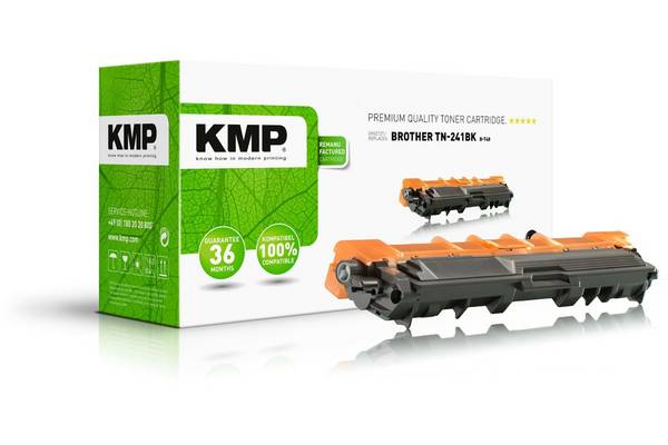 KMP Toner Brother TN-241BK/TN241BK zwart 2500 S. B-T48 gereviseerd