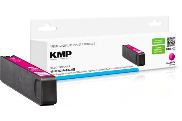 KMP cartridge HP 973X (F6T82AE) magenta 7000 S. Hybride chip bijgevuld