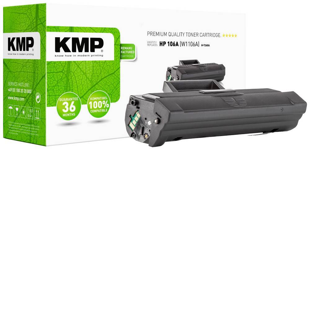 KMP Toner HP 106A W1106A 1000S zwart gereviseerd-0