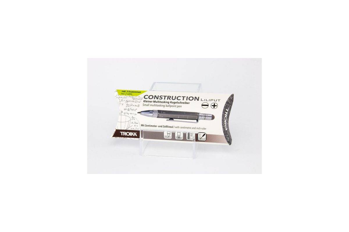 TROIKA Construction Lilput Zwart Multifunctionele balpen 1 stuk(s)-1