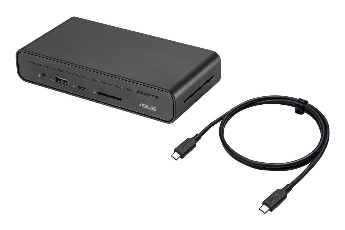 ASUS Triple Display USB-C Dock Duo DC301 Beddraad Zwart-2