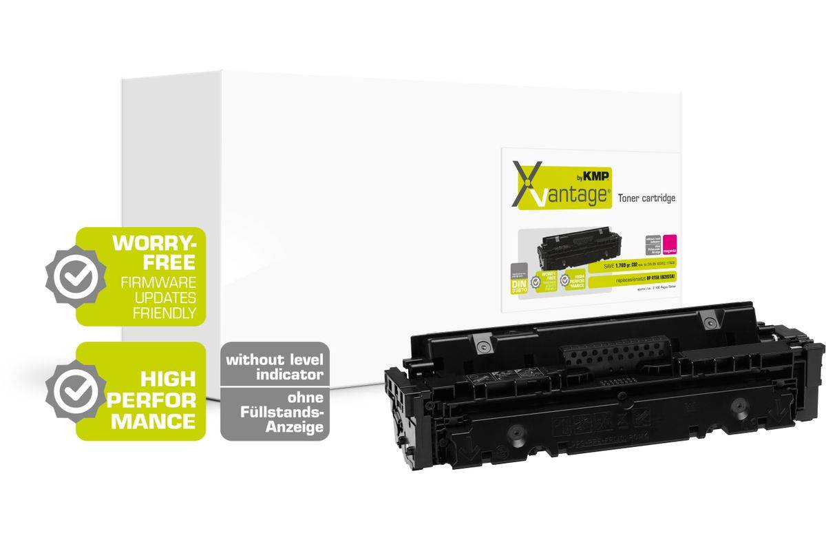 KMP XVantage toner HP415A (W2033A) 2100 pagina's magenta gereviseerd-0