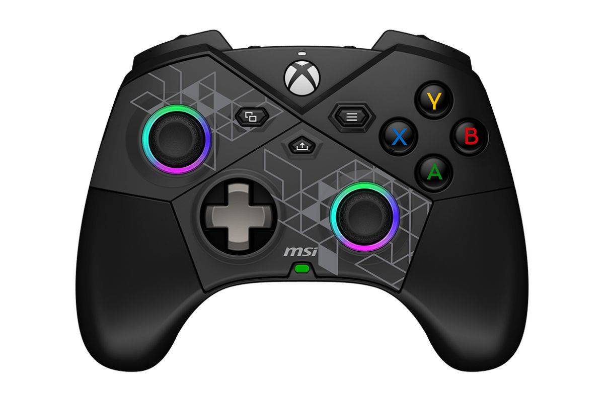 MSI FORCE PRO WIRELESS Zwart USB 2.0 Gamepad Analoog/digitaal Android, PC, Xbox, Xbox One S, Xbox One X, Xbox Series S,-0