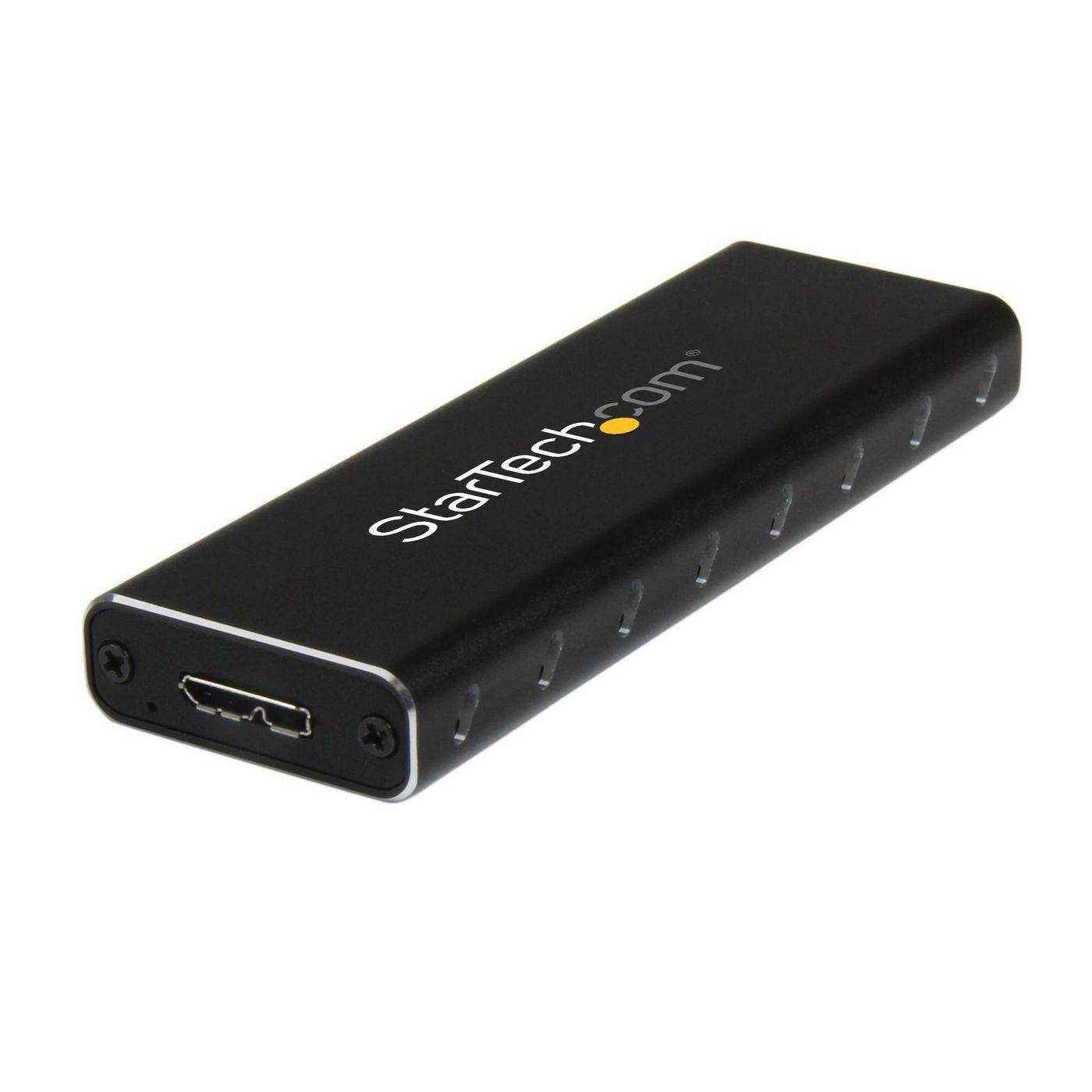 Symboolafbeelding voor StarTech.com M.2 SSD aluminium behuizing naar USB 3.0 (5 Gbps) met UASP - Zwart - M.2 NGFF SATA met B-key & B+M-key - Ex