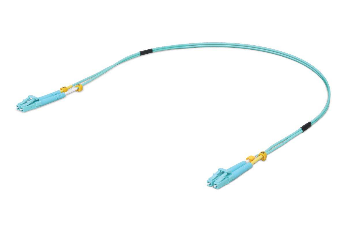 Ubiquiti UACC-OFC-MM-0.5M InfiniBand- en glasvezelkabel 0,5 m LC LC/LC Aqua-kleur-0