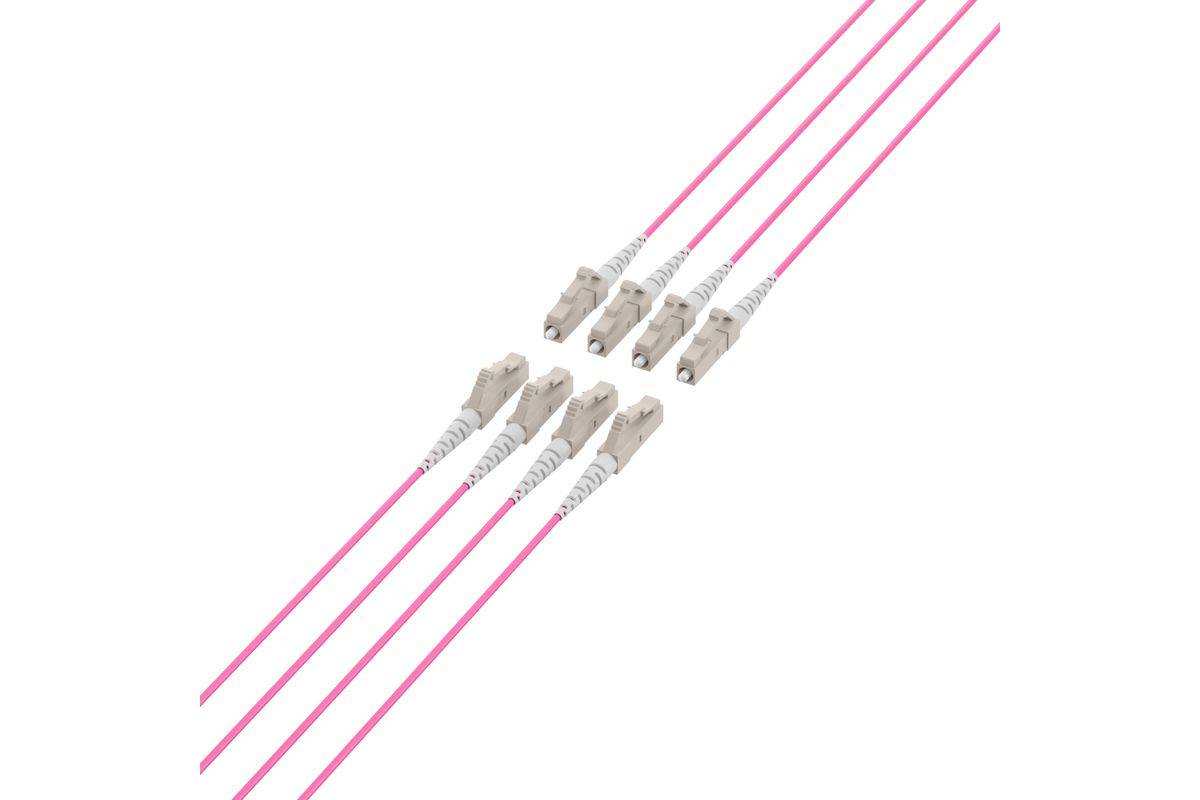 EFB Elektronik O8322S40OM4 InfiniBand- en glasvezelkabel 40 m 8x LC U-DQ(ZN) BH beige, zwart, magenta-2