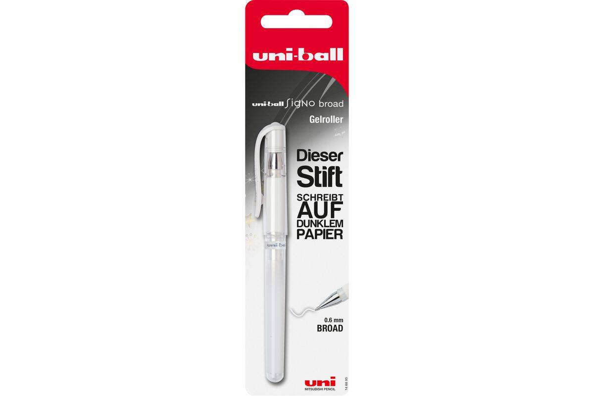 Mitsubishi Gel Roller UB SIGNO UM-153 1.0mm wit BK-0