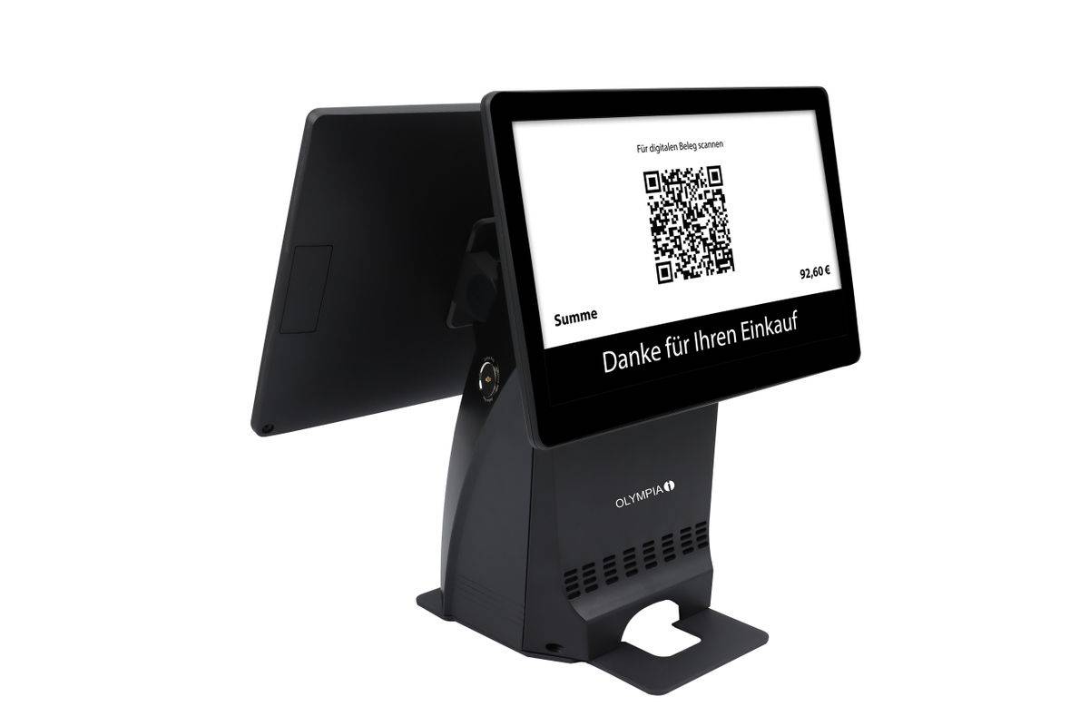 Olympia T215DK All-in-one 38,1 cm (15") touchscreen zwart-1