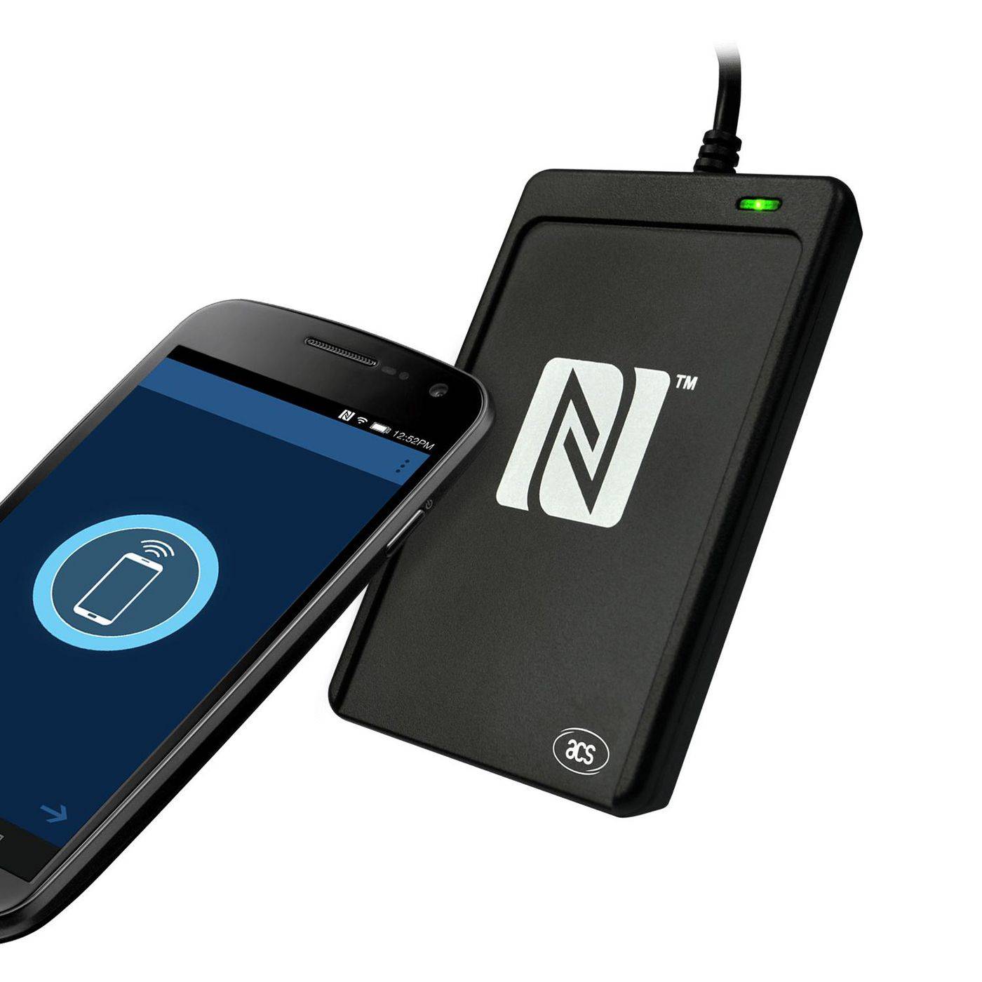 ACS ACR1252U-M1 USB NFC-smartcardlezer, De NFC Forum-gecertificeerde lezer gebruikt USB CCID-2