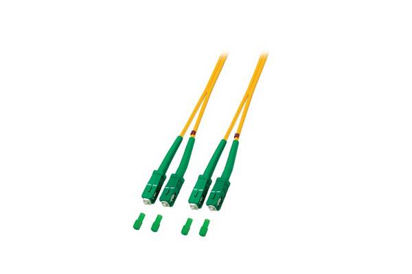 EFB Elektronik O2561.10 InfiniBand en Glasvezelkabel 10 m SC Geel