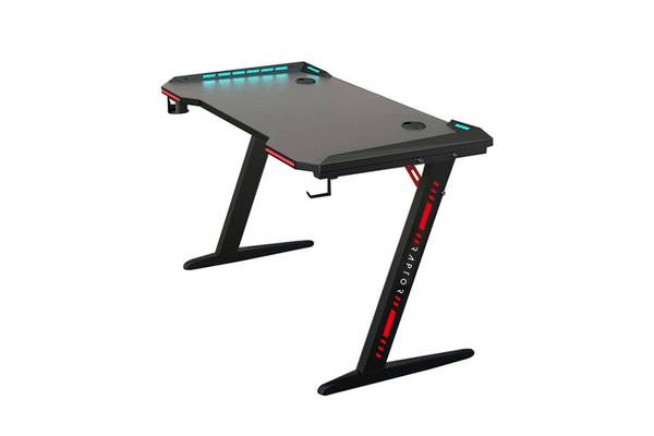 Raptor Gaming Desk GT100 120x60cm RGB zwart
