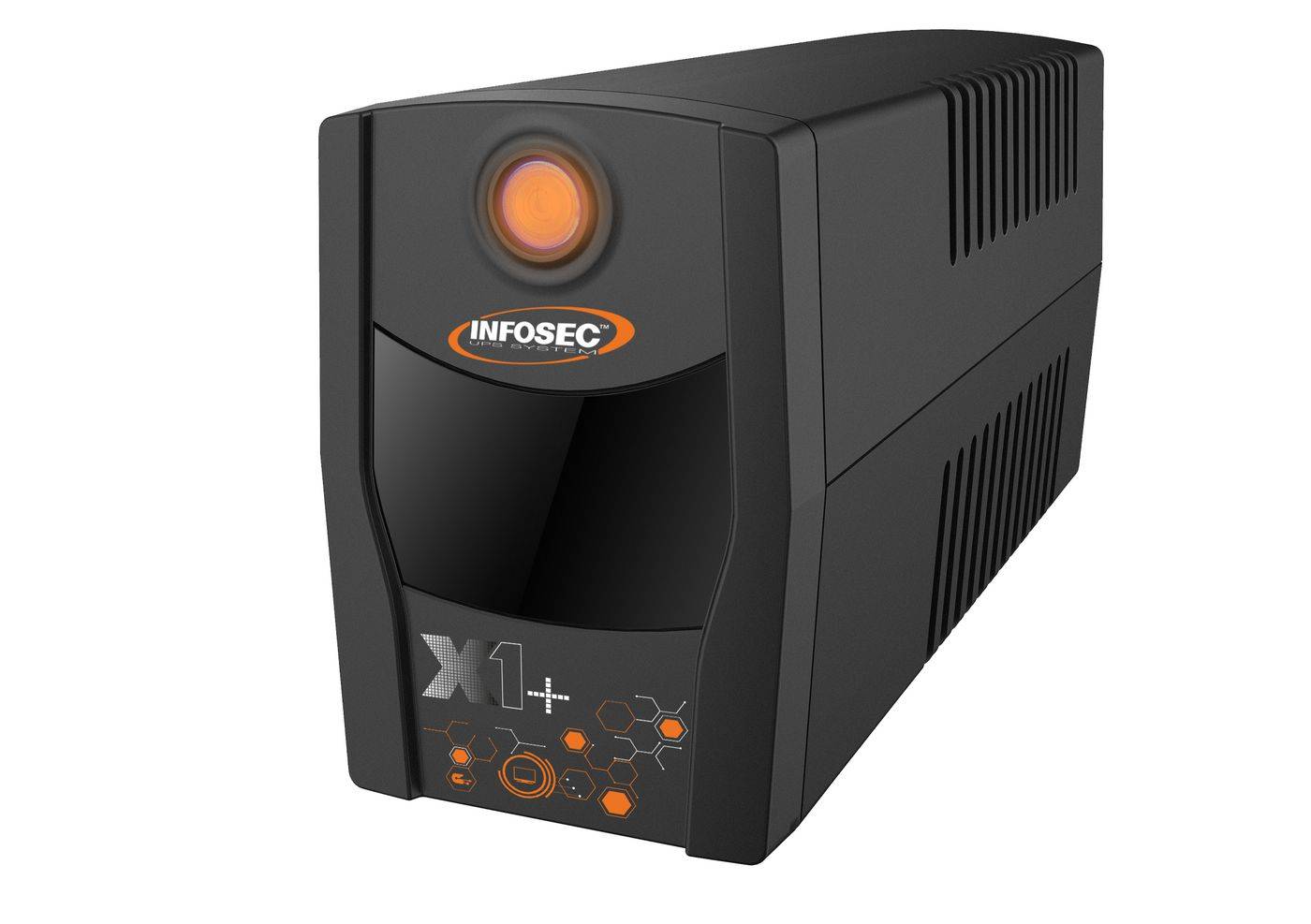 Infosec UPS Line Interactive 700 VA - 2 prijzen FR / SCHUKO - 2 jaar garantie-0
