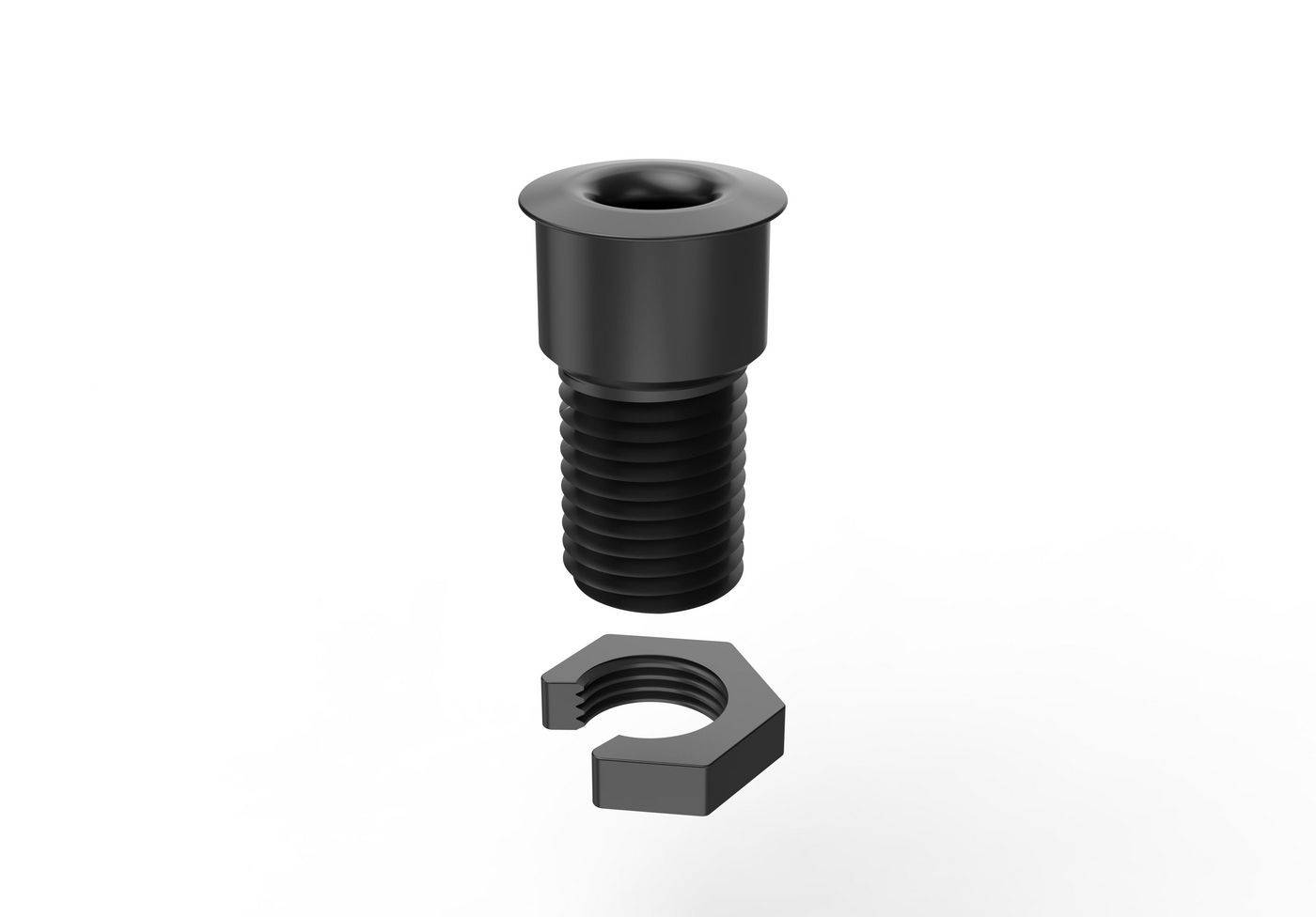 Vivolink Oplossing voor kabels deurbureau 35mm zwart-4