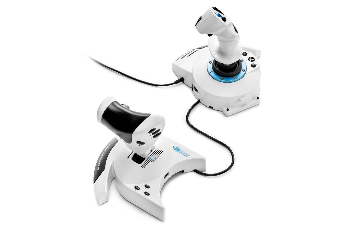 Thrustmaster T.Flight Hotas One Microsoft Flight Simulator Edition Zwart, met USB-joystick + stuurkrachthendel Analoog/d-1