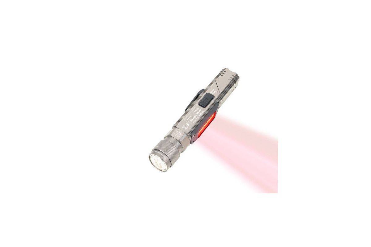 TROIKA ECO GlowLight PRO Grijze Zaklamp met magnetische bevestiging COB LED-1