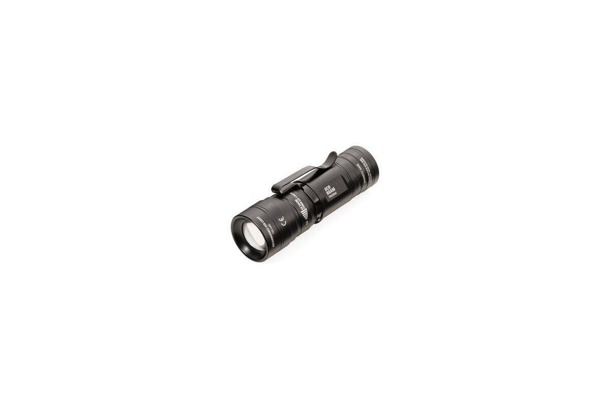 TROIKA ECO BEAM Zwarte Zaklamp met magnetische bevestiging LED-0