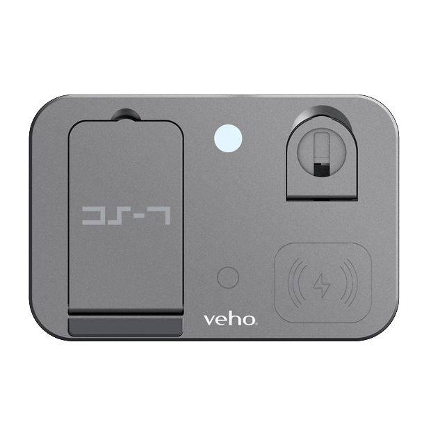 Het Veho DS-7 Qi draadloos universeel multi-laadstation heeft een compact, opvouwbaar ontwerp.-3