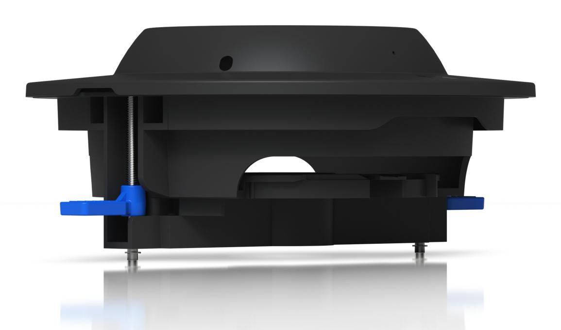 Ubiquiti AI Dome Camera inbouwmodel, zwart, polycarbonaat, voor UVC-AI-Dome-3