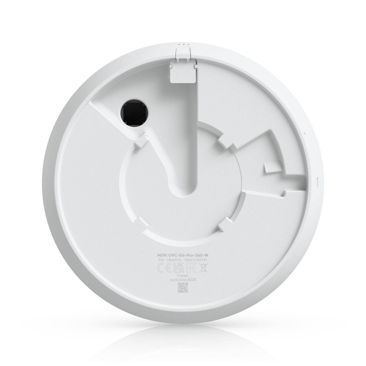 Ubiquiti 1/1.6" 12MP 3504 x 3504 (1:1), fisheye-lens, IR-LED-verlichting en IR-filter, IP66, IK10, MicroSD-kaart, 10/100-3