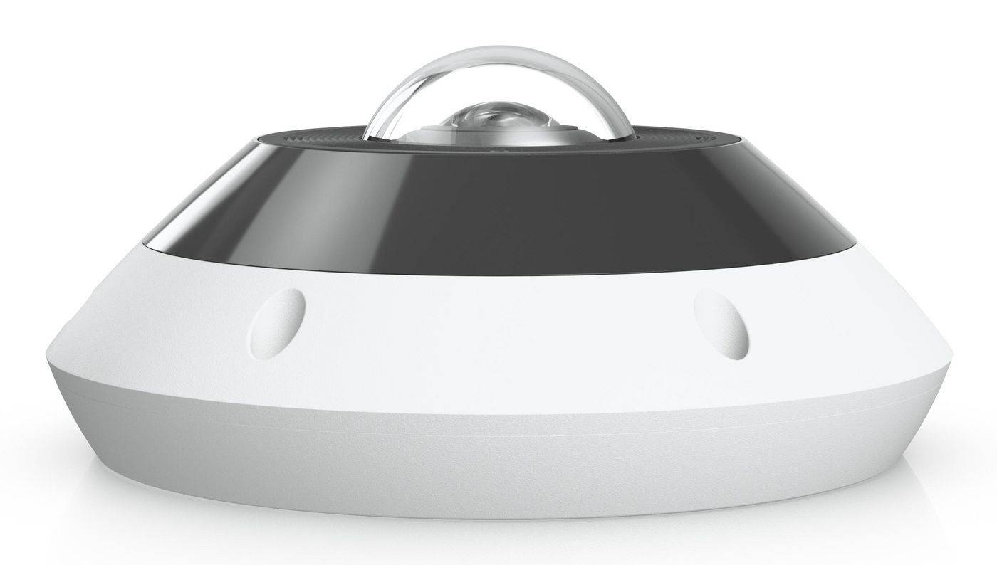Ubiquiti 1/1.6" 12MP 3504 x 3504 (1:1), fisheye-lens, IR-LED-verlichting en IR-filter, IP66, IK10, MicroSD-kaart, 10/100-4