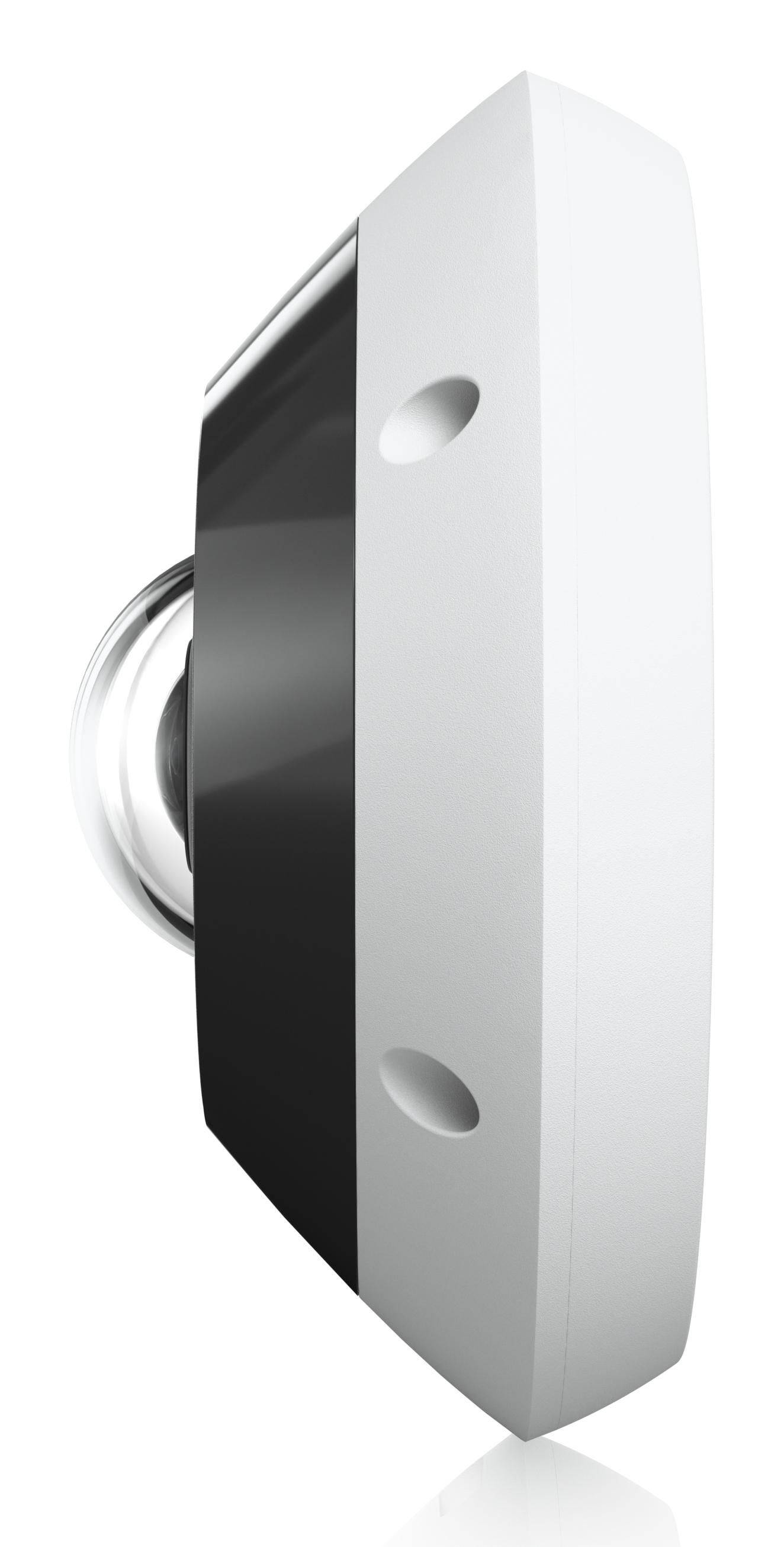 Ubiquiti 1/1.6" 12MP 3504 x 3504 (1:1), fisheye-lens, IR-LED-verlichting en IR-filter, IP66, IK10, MicroSD-kaart, 10/100-2