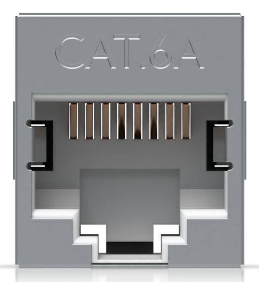 Ubiquiti RJ45 inline koppeling voor binnengebruik, 10 stuks, Cat6A, roestvrij staal, 16 x 16 x 31 mm-1