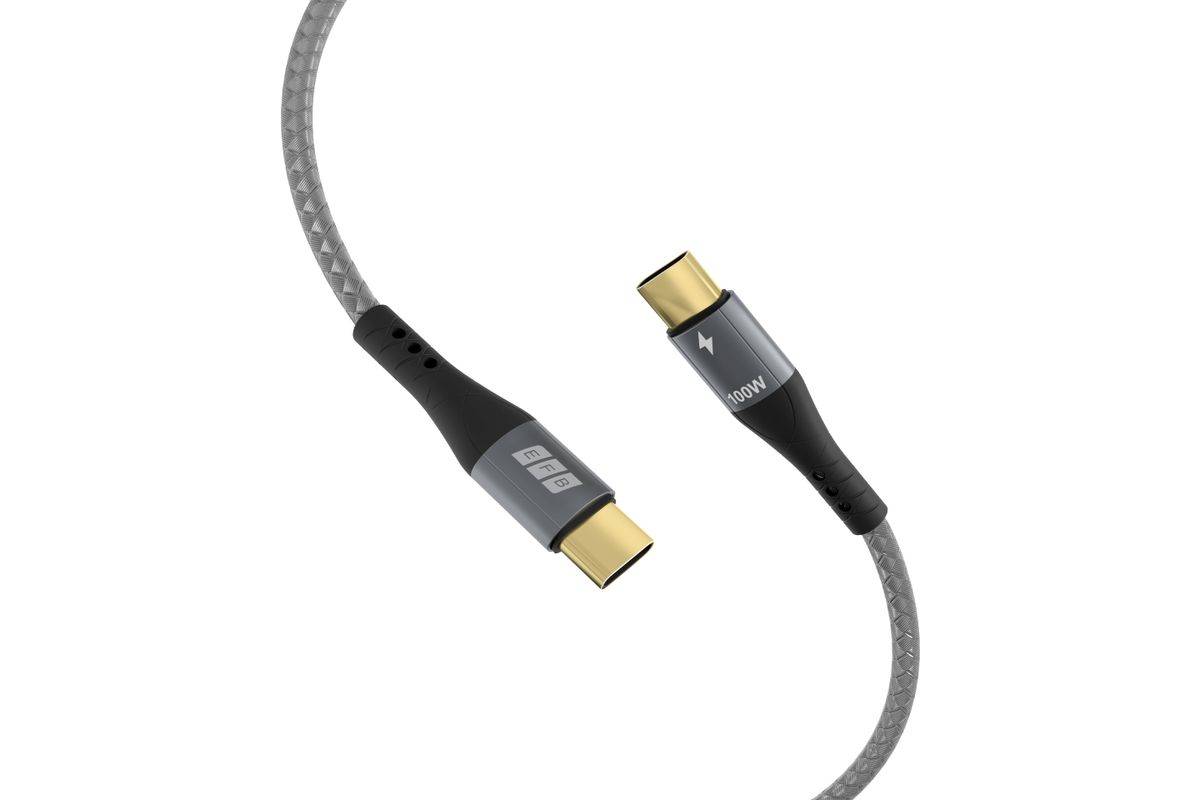 EFB Elektronik USB-CC-00005 USB-kabel USB 2.0 1 m USB C Zwart, Grijs-1