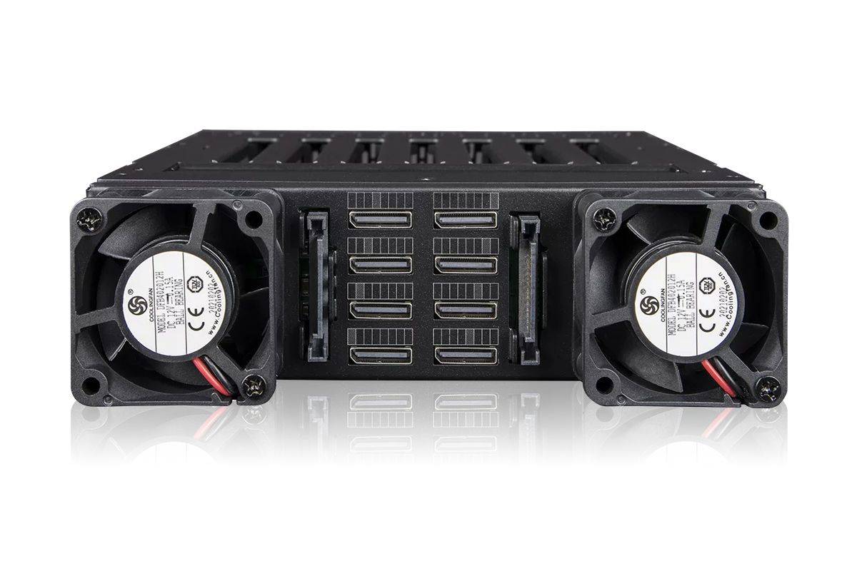Icy Dock ToughArmor MB873MP-B V2 SDD-behuizing Zwart 5.25"-1