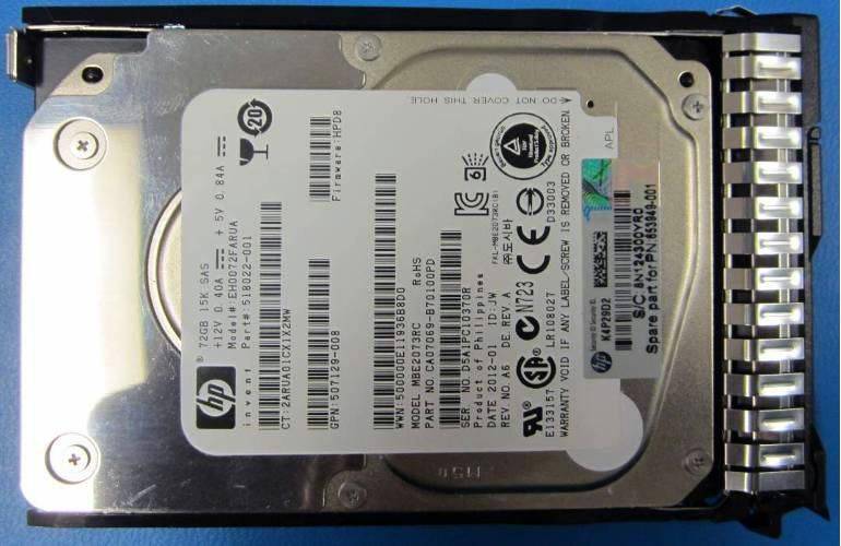 Hewlett Packard Enterprise 72GB SAS 15000RPM-1