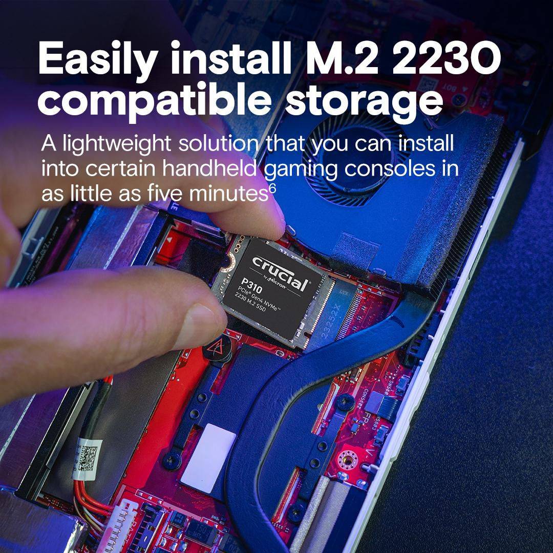 Crucial P310 2TB PCIe Gen4 NVMe 2230 M.2 SSD-3